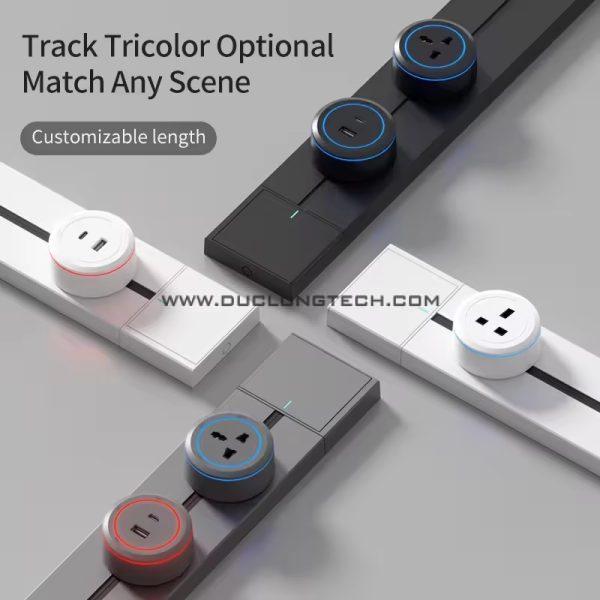 Ổ Điện Thanh Ray lắp nổi - Track socket thế hệ mới