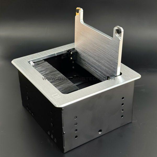 Hộp điện âm bàn 2 Power, 2 Lan hợp kim cao cấp DL L0206 5 z6309661889234 eb1344f7afe2286553f8be2240d3b587