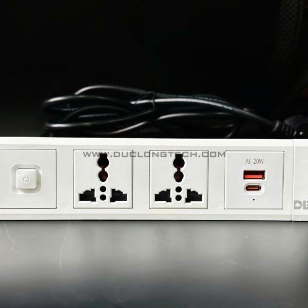 Ổ Cắm Điện Âm Bàn Đa Năng LP901i Thương Hiệu DL 2 z6204224540689 5083a43f719f91af754876c7f460fad4