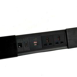 Ổ Cắm Điện Âm Bàn Nắp Trượt Hai Bên LP800B Thương Hiệu DL