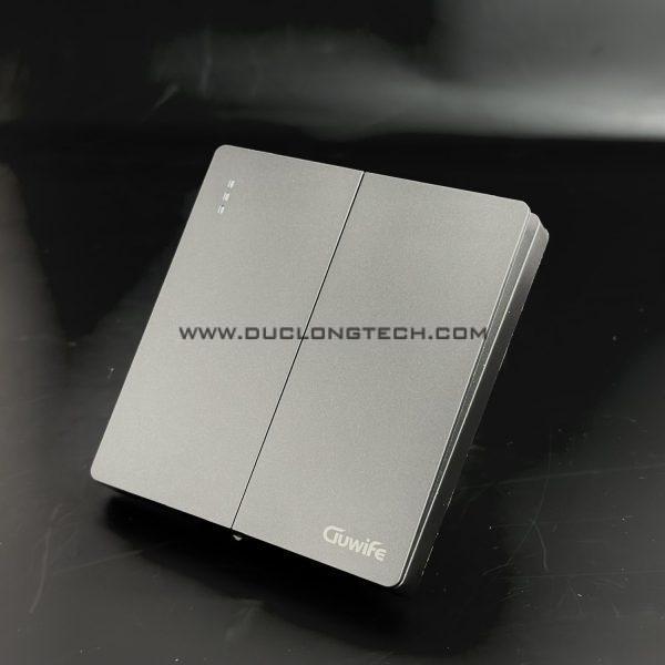 Công Tắc Điện Âm Tường Tràn Viền Màu Xám, Chất Liệu Nhựa 5 G1G02 1