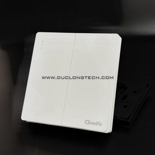 Công Tắc Điện Âm Tường Tràn Viền Màu Trắng, Chất Liệu Nhựa 5 G1W02 1