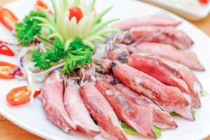 Mực Hấp Gừng