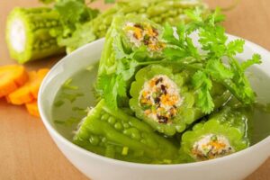Canh Mướp Đắng Nấu Tôm