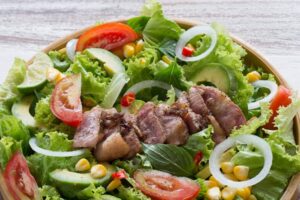 Xà Lách Trộn Bò Trứng