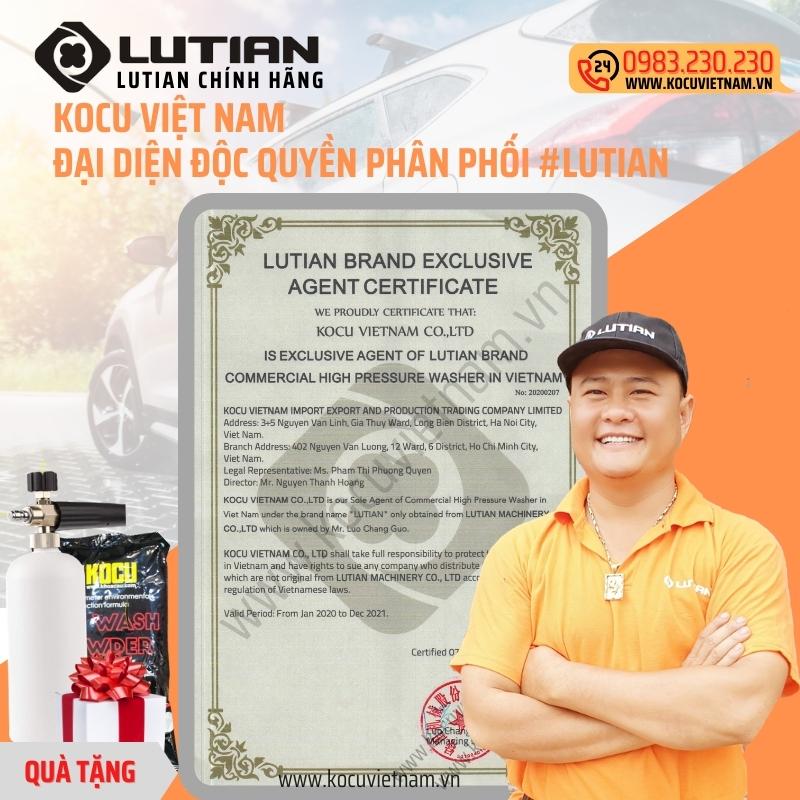 Máy rửa xe cao áp Lutian 5.5KW 3200PSI 20M32-5.5T4 2 Lutian doc quyen 1600251610 1