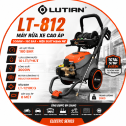 Máy Rửa Xe Cao Áp Bán Chuyên Nghiệp LUTIAN LT-812 3000W 160 Bar – Giải Pháp Xịt Rửa Mạnh Mẽ Cho Tiệm Rửa Xe Và Nhà Xưởng