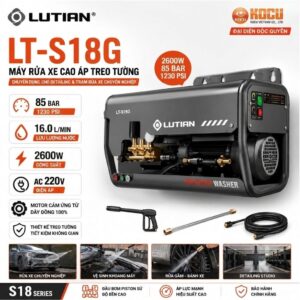 Máy Rửa Xe Treo Tường LUTIAN LT-S18G 2600W Cho Detailing