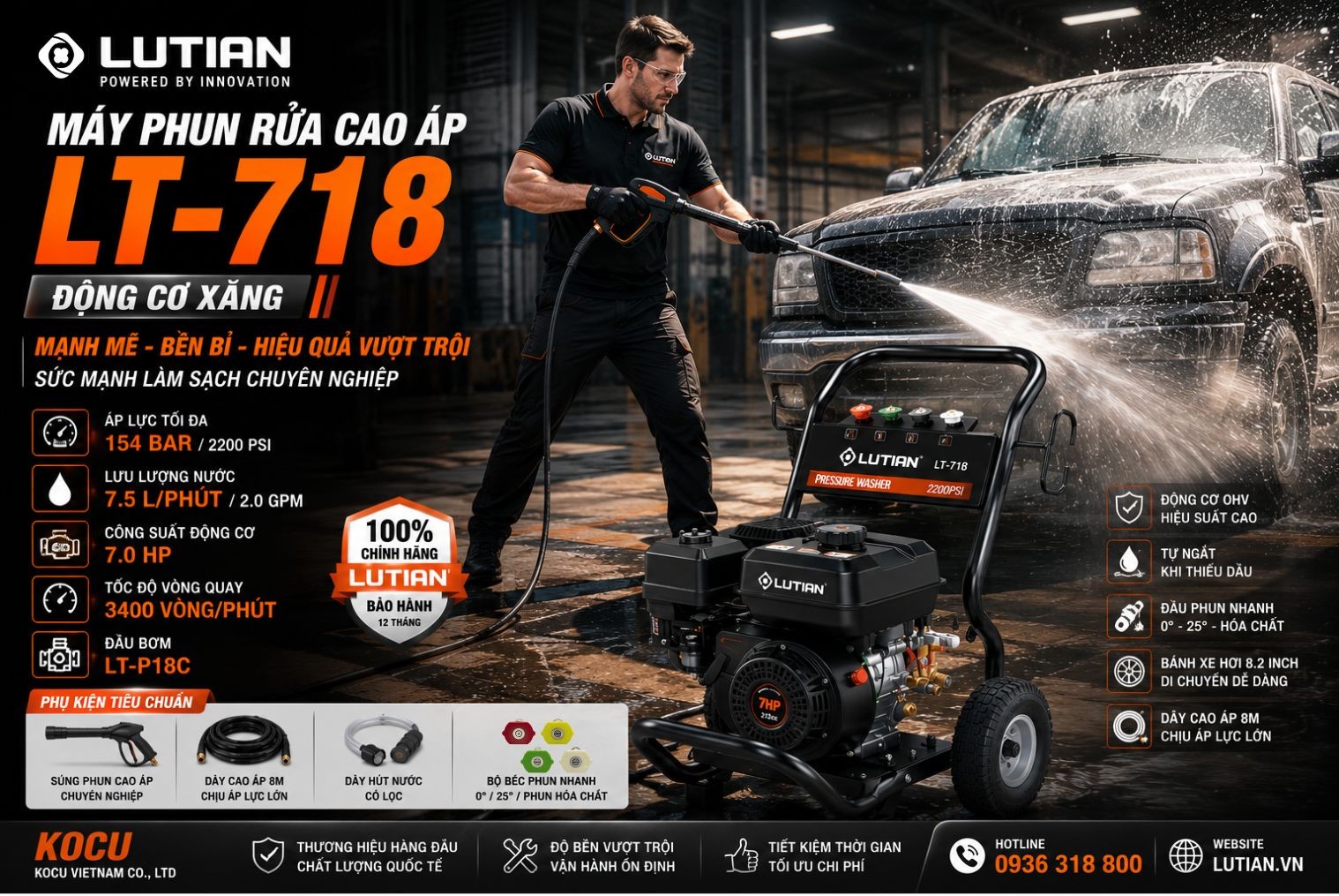may phun rua cao ap chay xang lutian lt 718 7 0hp 154bar.1