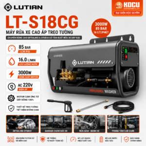 Máy Rửa Xe Cao Áp Treo Tường LUTIAN LT-S18CG 3000W | Cho Detailing