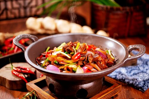 Lòng già xào khô