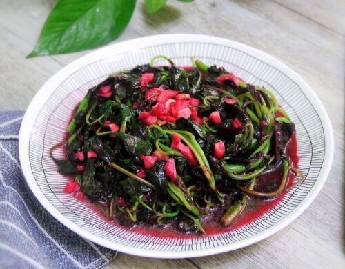 蒜炒苋菜