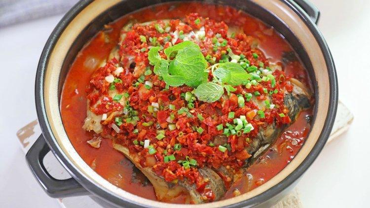 Lẩu đầu cá cay Tứ Xuyên 1 lau canh dau ca cay