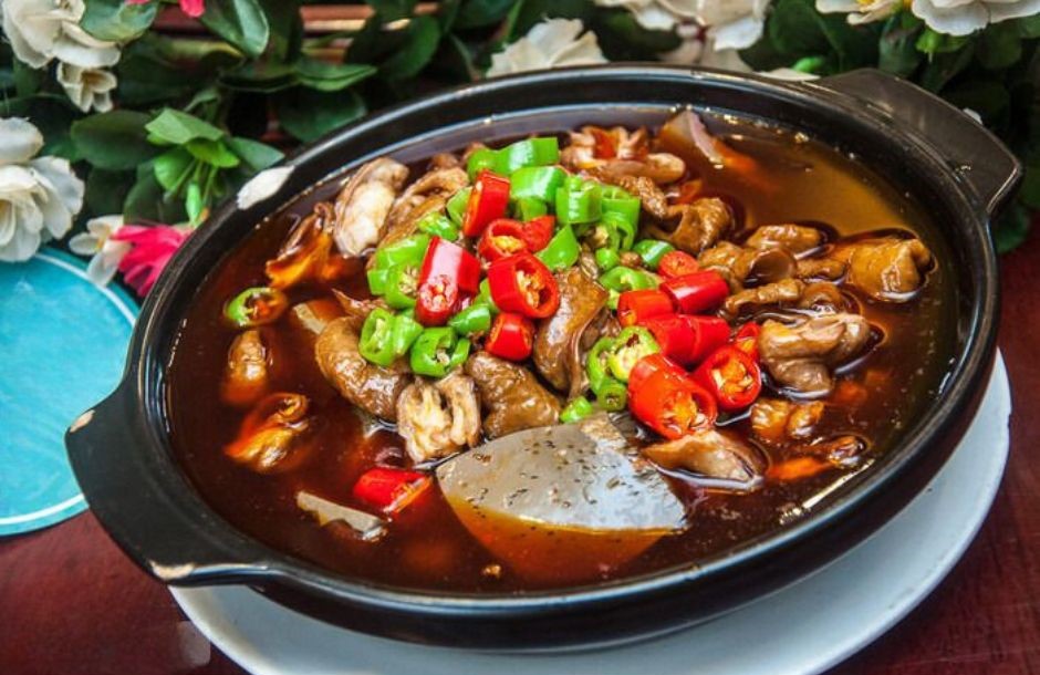 Lòng già nấu tiết vịt 1 long gia nau tiet vit