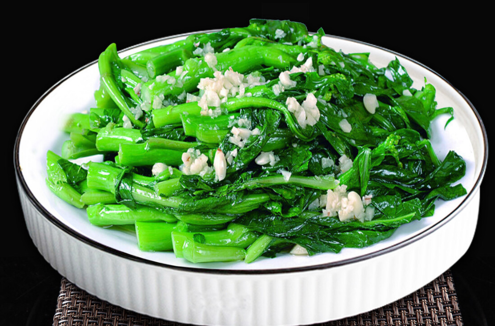 蒜炒西兰花 1 rau cai xanh xao toi