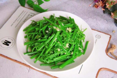 蒜片炒蒜蓉