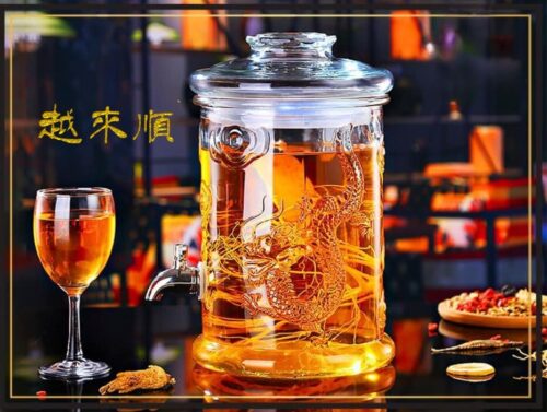 Herbal soaked wine