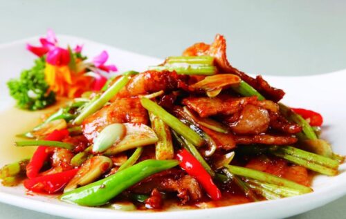 五花肉小炒