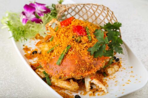 Cua gạch rang muối