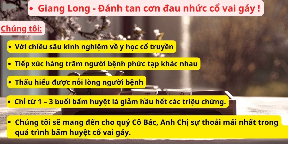 Banner bấm huyệt cổ vai gáy