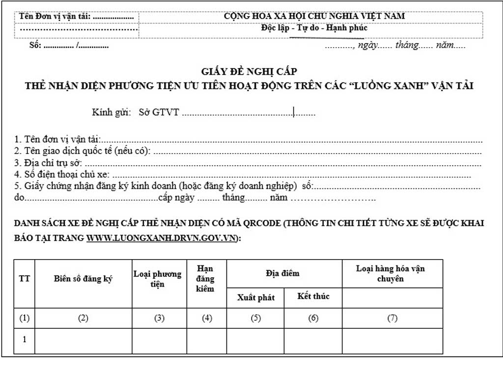 Hướng dẫn đăng ký luồng xanh online cho xe tải từ A – Z 8 huong dan dang ky luong xanh 3