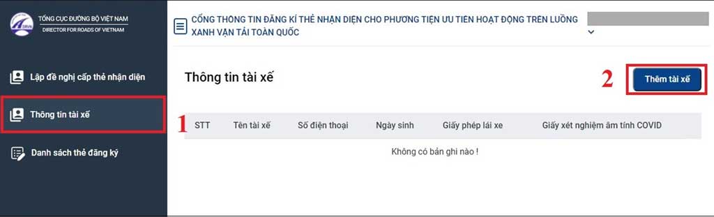 Hướng dẫn đăng ký luồng xanh online cho xe tải từ A – Z 5 Hướng dẫn đăng ký luồng xanh