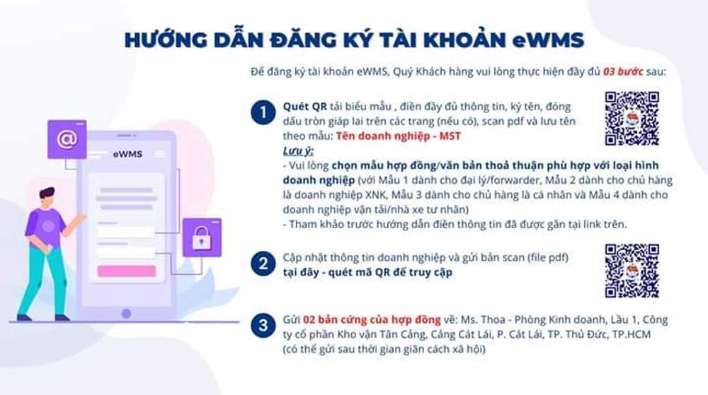 Đăng ký tài khoản eWMS