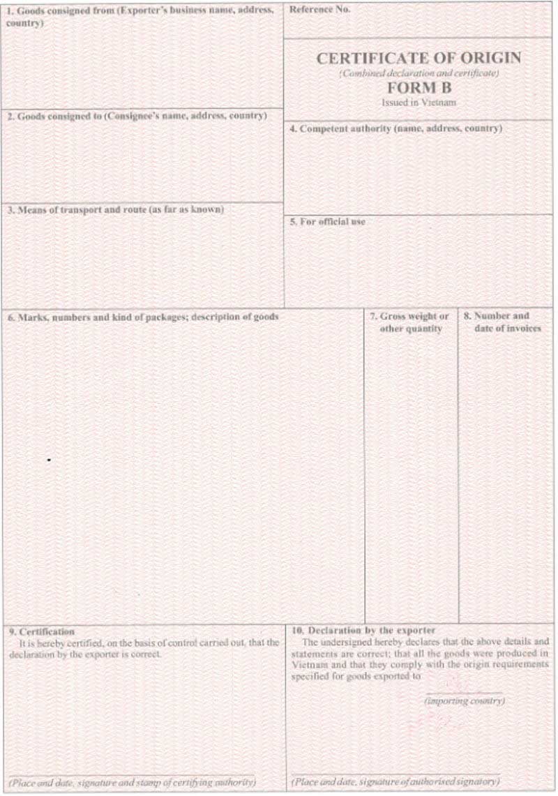 CO Form B