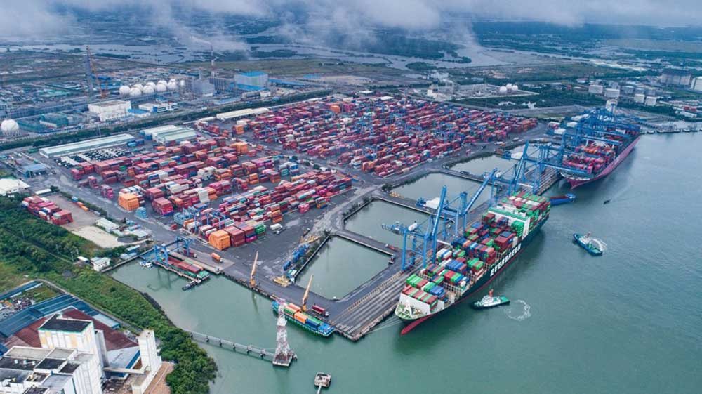Cảng biển vận chuyển hàng hóa
