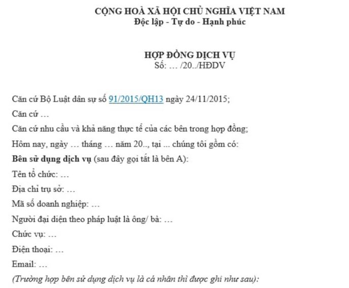 Hợp đồng thương mại