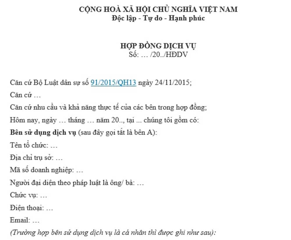 Hợp đồng thương mại