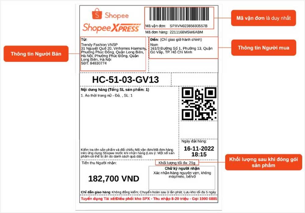 Hướng dẫn tra cứu vận đơn