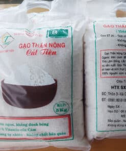 Gạo Thần Nông Cát Tiên Túi 5Kg thơm ngon, không đánh bóng