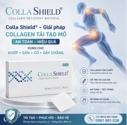 CollaShield 0.5ml: Giải Pháp Tiêm Atelocollagen Cho Cơ Xương Khớp