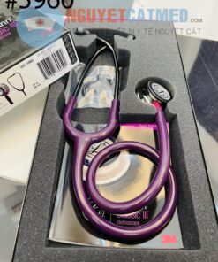 Ống Nghe Littmann Classic III ™ MirrorFinish Chestpiece, Plum Tube, Pink Stem And Smoke Headset