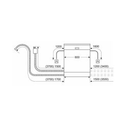 Thiết kế lắp đặt của máy rửa bát Bosch SMS6ECI03E