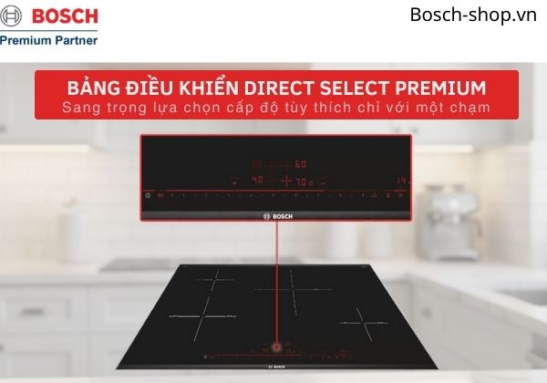 PIE875DC1E bảng điều khiển cảm ứng sang trọng