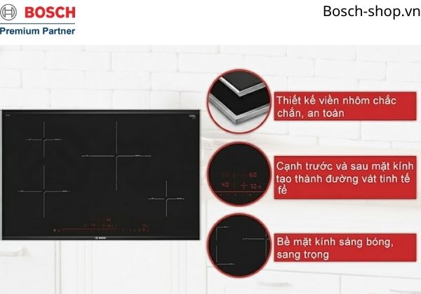 PIE875DC1E thiết kế viền nhôm cùng bề mặt sáng bóng