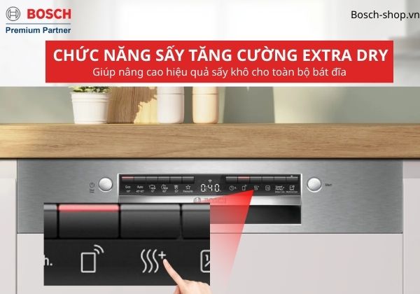 SMI6YCS02E Chức năng sấy tăng cường Extra Dry