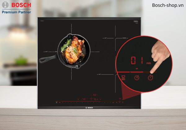 Bếp từ Bosch PID675DC1E chế độ hẹn giờ