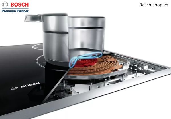 Bếp từ Bosch PPI82560MS công nghệ cảm ứng từ