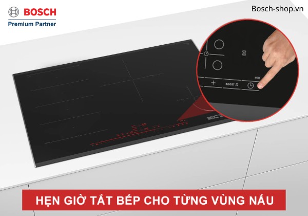 Bếp từ BoschPXE875DC1E hẹn giờ chuyên nghiệp