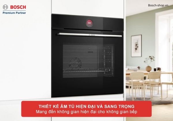 Lò nướng Bosch HBG536EB3 Thiết kế âm tủ sang trọng