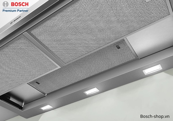 Máy hút mùi Bosch DFS097A51B hệ thống đèn led chiếu sáng
