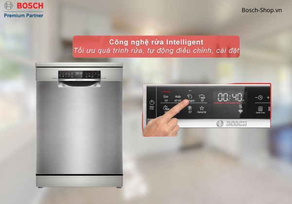 Máy rửa bát Bosch SMS6ZCI16 Chương trình Intelligent