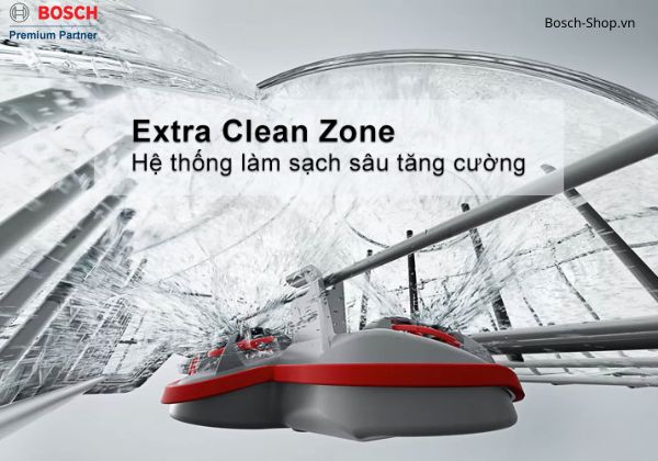 Máy rửa bát Bosch SMS6ZCI16 Extra Clean Zone
