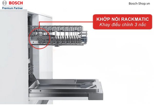 Máy rửa bát Bosch SMS6ZCI16 khay RackMatic