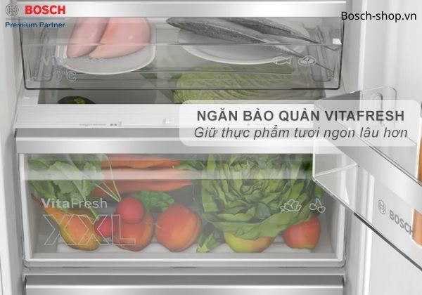 Tủ mát Bosch KIR81ADD0 bảo quản thực phẩm tươi lâu