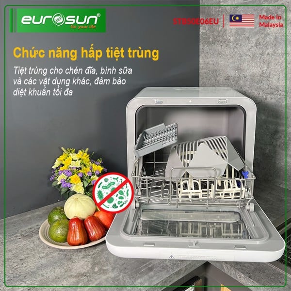 Có nên mua máy rửa bát mini Eurosun STB50E06EU không?
