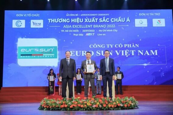 Eurosun được vinh danh top 10 Thương hiệu Xuất sắc châu Á